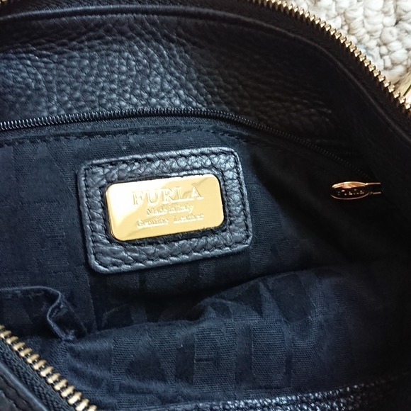 Soft Italian leather Bag with golden chain - Furla - Picture 4 of 5